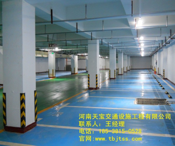 伊春地下停車場設施|停車場設施劃線|